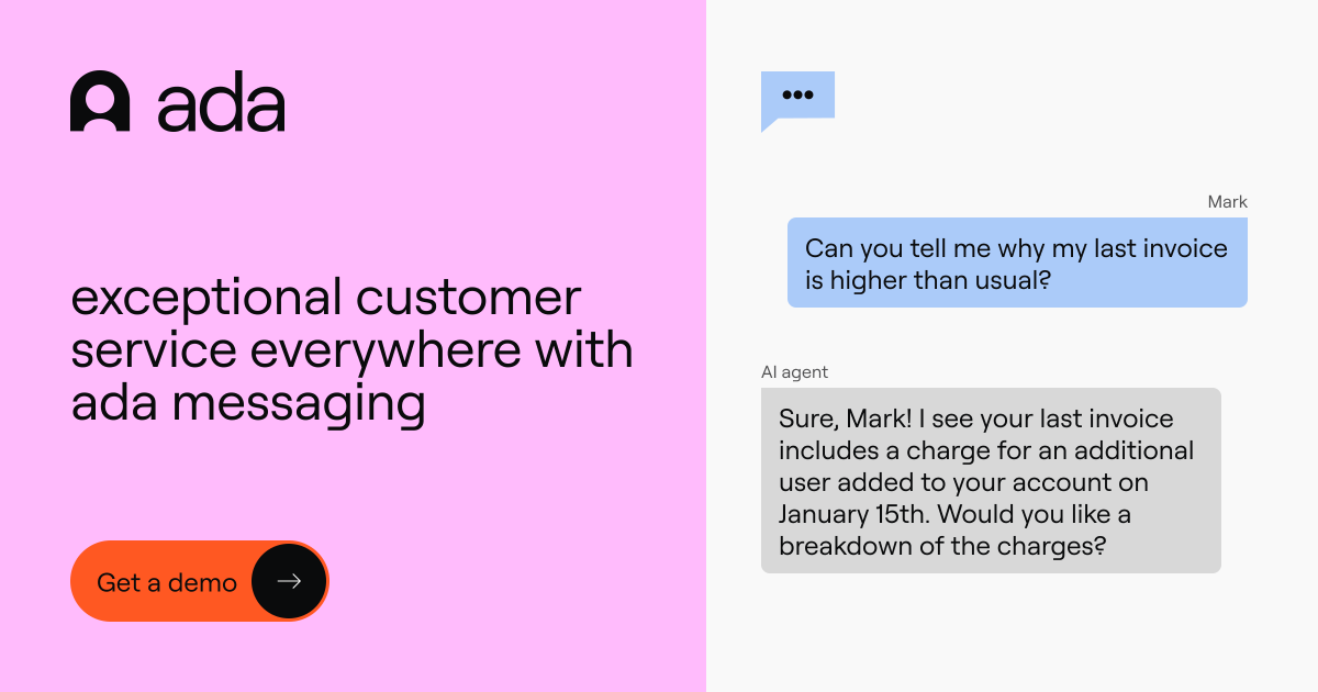 AI Messaging Platform for Omnichannel Support | ada